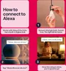 Instructions for connecting a smart light bulb to Alexa. Produktbild-Vorschau