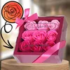 EDIBAZZAR | Künstliche Seifenrosen Blumen 9 Stück Geschenk Produktbild-Vorschau 5