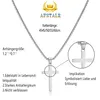 Halsketten, Kreuz Titanium Halskette, Deko-Anhänger Christi Produktbild-Vorschau 4