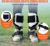 A person wearing climbing spikes on their legs, standing on grass. Anteprima dell’immagine prodotto