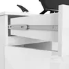 PC-Schreibtisch AKORD A5 Weiß mit 2 Schubladen und 5 Produktbild-Vorschau 5