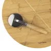 Pizzateller mit Messer Pizzabrett Servierbrett Produktbild-Vorschau 3
