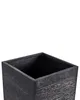 BELIANI Blumentopf Schwarz 40 x 40 x 77 cm Produktbild-Vorschau 5