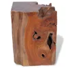 The Living Store Tabouret bois massif teck Voir les images du produit 8