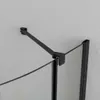 Viertelkreisdusche 90x90 mit Drehtüren, schwarzer Produktbild-Vorschau 7