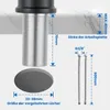 Waschtischarmatur 360° Drehbar Schwarz, Bleifrei Kalt Warm, Produktbild-Vorschau 5