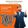 Cerniera per porte ECENCE in acciaio inossidabile, Anteprima dell’immagine prodotto 2