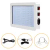 A white LED grow light panel with accessories shown below. Podgląd zdjęcia produktu
