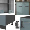 Küchenzeile Vicco R-Line Blau-Grau/Anthrazit 200 cm , AP Produktbild-Vorschau 6