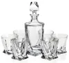 Whisky Set Bohemia Quadro Kristallglas Karaffe 850 ml und 6 Produktbild-Vorschau 1
