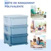 HOMCOM Organisateur de jouets pour enfants avec 3 tiroirs, Voir les images du produit 6