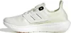 A side view of a white Adidas Ultraboost running shoe against a white background. Podgląd zdjęcia produktu