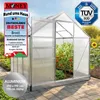 BRAST Gewächshaus Aluminium mit Fundament | 250x190x195cm | Produktbild-Vorschau 1