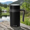 Thermobecher Mit Henkel aus Edelstahl 450 ml Becher für Produktbild-Vorschau 2
