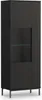 Vitrinenschrank QUERTY QT-07 Vitrine Regalschrank Produktbild-Vorschau 1