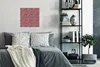 MuchoWow® Poster Tiermuster - Rosa - Panther 50x50 cm - Produktbild-Vorschau 4