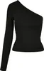 Urban Classics Top Damen Ladies Asymmetric Longsleeve Produktbild-Vorschau 1