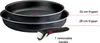 Lot de 2 poêles aluminium 24 et 28cm + 1 poignée noir - Voir les images du produit 5