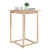 vidaXL Tavolo da bar 80x80x110 cm in legno di pino Anteprima dell’immagine prodotto 5