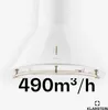 Lumio Primo Retro Hotte aspirante murale acier 60cm 430m³/h Voir les images du produit 4