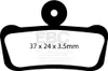 CFA633 - Plaquettes de frein vélo (organiques) EBC Brakes Voir les images du produit 2