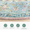 Volero - Teppich Vintage Rund - Lily Medaillon Hellblau Produktbild-Vorschau 2