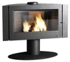 Poêle à bois fonte 12kw anthracite - Invicta - 6114-44 - Voir les images du produit 1