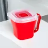 Mikrowellen-Tasse mit Deckel Rot Produktbild-Vorschau 1