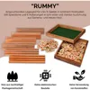 Rummy dla 6 graczy – elegancka gra planszowa w wysokiej Podgląd zdjęcia produktu 3