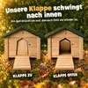 zooprinz Igelhaus Milo Pendelklappe schwingt nach innen, Eingang Vorderansicht Produktbild-Vorschau