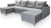 A light gray sectional sofa shown from a diagonal front-left angle on a white background. Produktbild-Vorschau