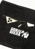 Gorilla Wear Gym Towel Zip Pocket Black 50x100cm Produktbild-Vorschau 3