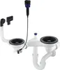 Siphon for 1.5- and 2-bowl granite sink - Space-Saver Voir les images du produit 1