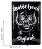 Geprägtes Blechschild Motörhead 20x30cm Nostalgie Blech Produktbild-Vorschau 5