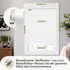 Verdunklungsrollo 70x210cm Weiß Thermorollo Fensterrollo Produktbild-Vorschau 8