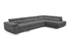 Ecksofa Miami Long Monolith 85, L-form mit Schlaffunktion Produktbild-Vorschau 1