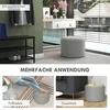 HOMCOM Pouf rond rembourré avec espace de rangement et Voir les images du produit 7