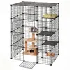 VEVOR Katzenkäfig 3-stöckig 71,1 x 71,1 x 104,1 cm DIY Produktbild-Vorschau 3