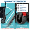 Carrello spesa pieghevole 100kg freno tasca laterale Anteprima dell’immagine prodotto 5