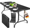 KESSER® Buffettisch Tisch klappbar Kunststoff 183x76 cm Produktbild-Vorschau 1