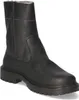 A black leather boot with a thick sole is shown against a white background. Voir les images du produit