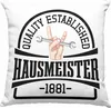 Trendation - Hausmeister Deko-Kissen mit Füllung 40x40 Produktbild-Vorschau 1