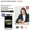 GoSmart Rotierende Outdoor IP Kamera mit WiFi und Licht IP-310 TORCH, weiß Produktbild-Vorschau
