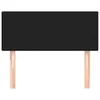 vidaXL Testiera nera 90x5x78/88 cm Tessuto Anteprima dell’immagine prodotto 3