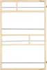 QUVIO Wandregal mit Gummizug - Wandregal aus Holz - 3 x 40 Produktbild-Vorschau 1