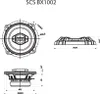 SENCOR SCS BX1002 Autoreproduktory 4"/10 cm priemer, Náhľad obrázku produktu 4
