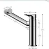 A technical drawing of a faucet with dimensions indicated. Podgląd zdjęcia produktu