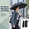 Mini Taschenschirm mit Etui – ultrakompakter Regenschirm 19 Produktbild-Vorschau 2