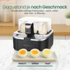 Cuisinier d'oeufs Emerio,6 oeufs,affichage lumineux/vocal Voir les images du produit 2