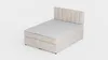 Boxspringbett ROCK 120x200 Stoff Hellgrau H3 Produktbild-Vorschau 3